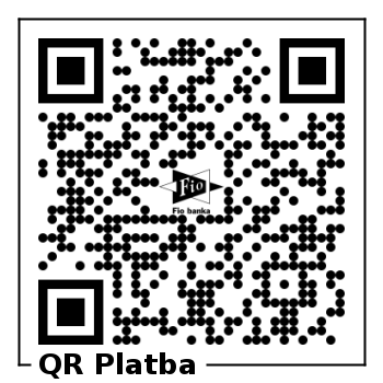 QR platba pro mobilní bankovnictví: Běžný účet 2101005205 / 2010