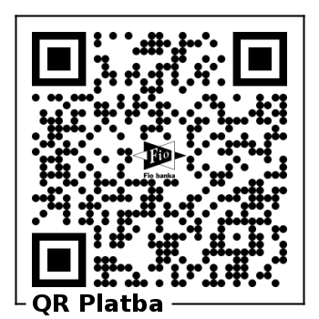QR platba pro mobilní bankovnictví: Účet na Dům modlitby 2902817553 / 2010